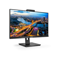 PHILIPS Монитор LCD 27'' 16:9 2560х1440(WQHD) IPS, nonGLARE, 75 Hz, 350 cd/m2, H178°/V178°, 1000:1, 50М:1, 16.7M, 4ms, DVI, HDMI, DP, USB-Hub, Height adj, Pivot, Tilt, Swivel, Speakers, Camera, Black 275B1H (00/01)-mrv1