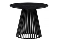 Керамический стол Нэнси 90х90х75 черный мрамор shakespeare black / черный 612877-mwdvl