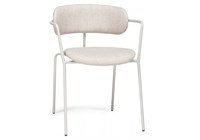 Стул на металлокаркасе Маки бежевый / серый матовый - комплект из 2 шт 610747-mwdvl