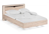 Двуспальная кровать Магантия 160х200 с ПМ парящая дуб баррик 564779-mwdvl