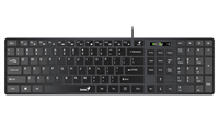 Genius Клавиатура Genius SlimStar 126 Black USB (Only Laser) 31310017417-mrv