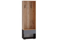 Готовая прихожая Роут 0,6 м венге / дуб вотан / графит софт 615368-mwdvl