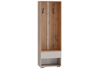 Готовая прихожая Роут 0,6 м кашемир / дуб вотан 615369-mwdvl