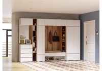 Модульная прихожая Роут белый комплектация 2 596584-mwdvl