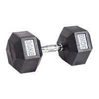 Гантель гексагональная обрезиненная PROFI-FIT 30 кг арт-olpn1bx1isoy-tmzspr