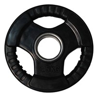 Диск обрезиненный (три хвата, черный) D51 мм PROFI-FIT  2,5 кг арт-p40gkadpj499-tmzspr