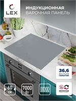 Варочная панель индукционная LEX EVI 641B GR spLEXCHPE000065