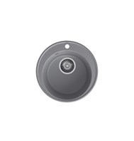 Мойка кухонная кварцевая LEX Lugano 480 Deep Grey spLEXRULE000167
