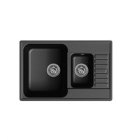 Мойка кухонная кварцевая LEX St.Moritz 740 Black spLEXRULE000038