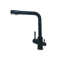 Смеситель для кухонной мойки LEX Biferno Black spLEXRULE000044