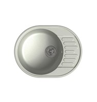 Мойка кухонная кварцевая LEX Orta 620 Space Gray spLEXRULE000030