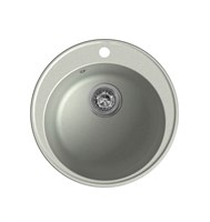 Мойка кухонная кварцевая LEX Lugano 480 Space Gray spLEXRULE000006