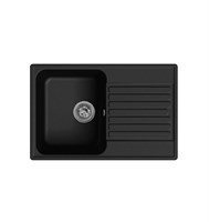 Мойка кухонная кварцевая LEX Geneva 740 Black spLEXRULE000020