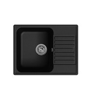 Мойка кухонная кварцевая LEX Garda 620 Black spLEXRULE000014