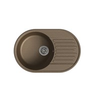 Мойка кухонная кварцевая LEX Como 740 Chocolate spLEXRULE000009