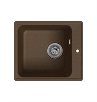 Мойка кухонная кварцевая LEX Balaton 420 Chocolate spLEXRULE000033