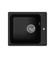 Мойка кухонная кварцевая LEX Balaton 420 Black spLEXRULE000032