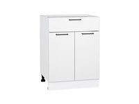 Шкаф нижний с 2-мя дверцами и ящиком Флэт Дуб Вотан, Wotan Oak 2S, 800 51840428