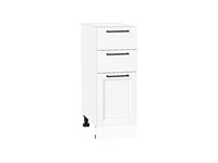 Шкаф нижний с 3-мя ящиками Сканди Дуб Вотан, White Softwood, 800 476382456