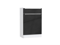 Тумба Стиль ТБ-601 с ящиком Белый, Anthracite, каркас ЛДСП  Белый, фасад МДФ  Anthracite,  907*600*380 sppr5VVTtoAR63289