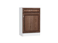Тумба Стиль ТБ-601 с ящиком Белый, Brown Dreamline, каркас ЛДСП  Белый, фасад МДФ  Brown Dreamline,  907*600*380 sppr5VVTtoAR65645
