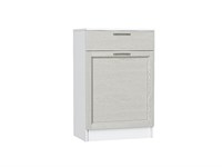 Тумба Стиль ТБ-601 с ящиком Белый, Cappuccino Softwood, каркас ЛДСП  Белый, фасад МДФ  Cappuccino Softwood,  907*600*380 sppr5VVTtoAR63291