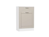 Тумба Стиль ТБ-601 с ящиком Белый, Cream Silk, Лофт, каркас ЛДСП  Белый, фасад МДФ  Cream Silk,  907*600*380 sppr5VVTtoAR74488