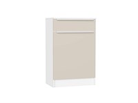Тумба Стиль ТБ-601 с ящиком Белый, Cream Silk, Фьюжн, каркас ЛДСП  Белый, фасад МДФ  Cream Silk,  907*600*380 sppr5VVTtoAR74480