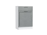 Тумба Стиль ТБ-601 с ящиком Белый, Grey Softwood, каркас ЛДСП  Белый, фасад МДФ  Grey Softwood,  907*600*380 sppr5VVTtoAR65662