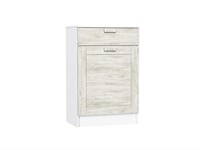 Тумба Стиль ТБ-601 с ящиком Белый, Nordic Oak, каркас ЛДСП  Белый, фасад МДФ  Nordic Oak,  907*600*380 sppr5VVTtoAR63089