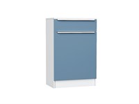 Тумба Стиль ТБ-601 с ящиком Белый, Silky Blue, каркас ЛДСП  Белый, фасад МДФ  Silky Blue,  907*600*380 sppr5VVTtoAR59875