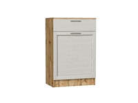 Тумба Стиль ТБ-601 с ящиком Дуб Вотан, Cappuccino Softwood, каркас ЛДСП  Дуб Вотан, фасад МДФ  Cappuccino Softwood,  907*600*380 sppr5VVTtoAR63292