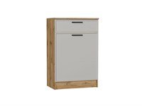 Тумба Стиль ТБ-601 с ящиком Дуб Вотан, Grey Silk, Фрейм, каркас ЛДСП  Дуб Вотан, фасад МДФ  Grey Silk,  907*600*380 sppr5VVTtoAR74500