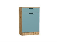 Тумба Стиль ТБ-601 с ящиком Дуб Вотан, Grey-green In 2S, каркас ЛДСП  Дуб Вотан, фасад ЛДСП  Grey-green In 2S,  907*600*380 sppr5VVTtoAR63265
