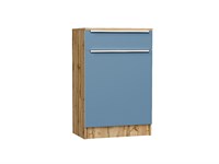 Тумба Стиль ТБ-601 с ящиком Дуб Вотан, Silky Blue, каркас ЛДСП  Дуб Вотан, фасад МДФ  Silky Blue,  907*600*380 sppr5VVTtoAR63095