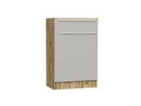 Тумба Стиль ТБ-601 с ящиком Дуб Вотан, Silky Light Grey, каркас ЛДСП  Дуб Вотан, фасад МДФ  Silky Light Grey,  907*600*380 sppr5VVTtoAR68711