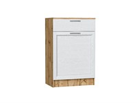 Тумба Стиль ТБ-601 с ящиком Дуб Вотан, White Softwood, каркас ЛДСП  Дуб Вотан, фасад МДФ  White Softwood,  907*600*380 sppr5VVTtoAR65657