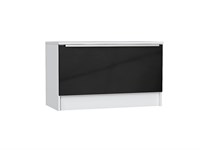 Тумба Стиль ТБ-800 Белый, Anthracite, каркас ЛДСП  Белый, фасад МДФ  Anthracite,  475*800*380 sppr5VVTtoAR63287