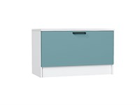 Тумба Стиль ТБ-800 Белый, Grey-green In 2S, каркас ЛДСП  Белый, фасад ЛДСП  Grey-green In 2S,  475*800*380 sppr5VVTtoAR63076