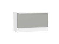 Тумба Стиль ТБ-800 Белый, Silky Light Grey, каркас ЛДСП  Белый, фасад МДФ  Silky Light Grey,  475*800*380 sppr5VVTtoAR68714