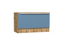 Тумба Стиль ТБ-800 Дуб Вотан, Silky Blue, каркас ЛДСП  Дуб Вотан, фасад МДФ  Silky Blue,  475*800*380 sppr5VVTtoAR63276
