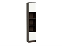 Пенал Холл ШК-120 Венге, каркас ЛДСП  Венге, фасад МДФ  Silky White,  2024*400*382 sppr5VVTtoAR67029