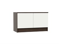 Тумба Холл ТБ-121 Венге, каркас ЛДСП  Венге, фасад МДФ  Silky White,  552*800*382 sppr5VVTtoAR67033