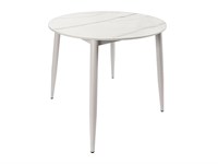Стол Uni-Form-R.2B, столешница Каменная плита  White Matt, каркас Сталь  SGrey,  727*800*800 sppr5VVTtoAR68681