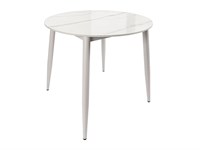 Стол Uni-Form-R.2B, столешница Каменная плита  White Gloss, каркас Сталь  SGrey,  727*800*800 sppr5VVTtoAR68682