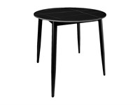Стол Uni-Form-R.2B, столешница Каменная плита  Black Matt, каркас Сталь  SBlack,  727*800*800 sppr5VVTtoAR68676