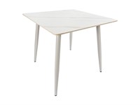 Стол Uni-Form-S.2B, столешница Каменная плита  White Matt, каркас Сталь  SGrey,  727*800*800 sppr5VVTtoAR68685