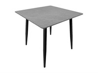 Стол Uni-Form-S.2B, столешница Каменная плита  Grey Matt, каркас Сталь  SBlack,  727*800*800 sppr5VVTtoAR68690