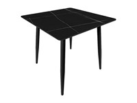 Стол Uni-Form-S.2B, столешница Каменная плита  Black Matt, каркас Сталь  SBlack,  727*800*800 sppr5VVTtoAR68691