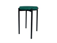 Табурет Hit-Up, сидение Велюр  Emerald V218, каркас Сталь  SBlack,  510*390*390 sppr5VVTtoAR093-6479 (67286)